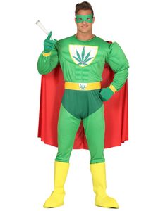 Weed-Man Superhelden Kostüm, Größe:L