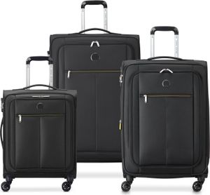 DELSEY PARIS Pin Up 6 Expandable 4DR Cabin Trolley L / M / S L Black schwarz 79cm DELSEY PARIS Pin Up 6 Expandable 4DR Cabin Trolley L / M / S L Black schwarz 79cm