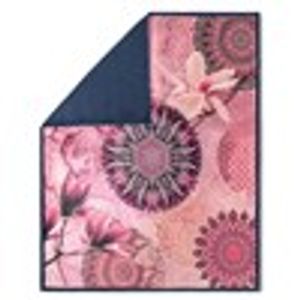 Hip Wohndecke mit Blumen und Mandalas - 130x160 cm - 100% Polyvelvet