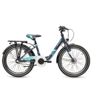 S'COOL Wave Steel LTD Jugendfahrrad | 20 Zoll Fahrrad für Kinder und Jugendliche | Fahrrad für Mädchen mit komfortabler Sitzposition