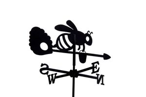SvenskaV Wetterfahne Biene klein in schwarz