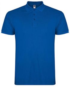 Herren Star Poloshirt, Piqué - Farbe: Royal Blue 05 - Größe: 3XL