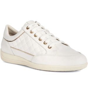 Geox - Damen Sneaker "D Myria", Leder FS10398 (37 EU) (Weiß)