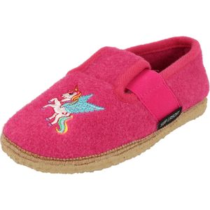 Supersoft Mädchen weiche Pantoffeln Hausschuhe 542-387 Einhorn Fuchsia