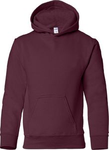 Gildan Kinder Sweatshirt mit Kapuze BC469 (M) (Rotbraun)