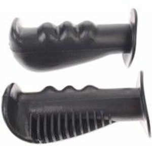 Griff BMX Freestyle Kreuzgummi 105 mm Schwarz 2 Stück