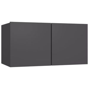 Hommie®  TV-Hängeschrank Grau 60x30x30 cm