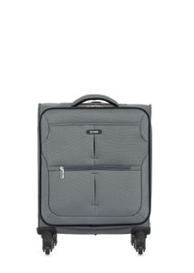 OCHNIK Nylon Koffer WALNY-0030, Softcase, Trolley Reisetasche, Material: Nylon (Farbe: Grau, Größe: S - 54×40×19 cm)