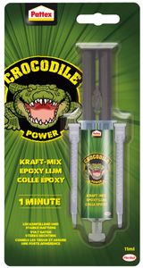 Pattex Crocodile Power 2-Komponenten-Klebstoff Kraft-Mix 11 ml
