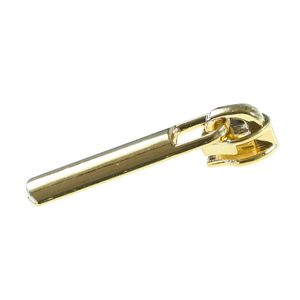 10 Fashion Zipper für Spiralreißverschluss Nonlock 3mm Schieber Schlitten, div. Modelle, Farbe:gold, Größe:35 x 7 mm