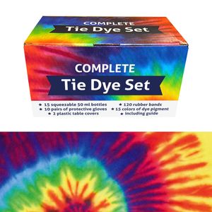 QBIX Tie Dye Set mit 15 Farben