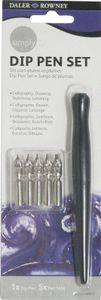 Daler Rowney Simply Kalligraphie-Set Black 5 Stck