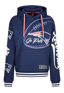 Recovered - Hooded Sweatshirt - NFL - New England Patriots 'Go Pats' Navy XL