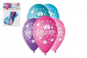 Ballon / Ballons aufblasbare Prinzessinnen 12'' Durchmesser 30cm 5 Stück in Tasche