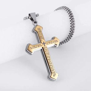 Halskette mit Anhänger Kreuzkette Kreuz Jesus Geschenk Gold Silber Edelstahl