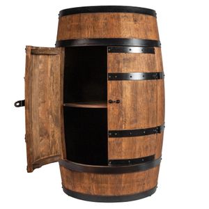 Sud s dvierkami, drevený sud, skrinka na víno v retro štýle, drevený stojan na víno, výška 80 cm, elegantnáImitáciaácia do obývačky, stolík a stojan na víno (wenge)