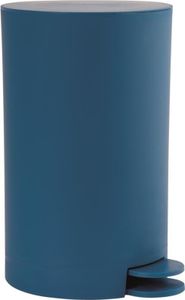 MSV Kosmetikeimer "Osaki" Mülleimer Treteimer Abfalleimer - 3 Liter – mit herausnehmbaren Inneneimer - Blau