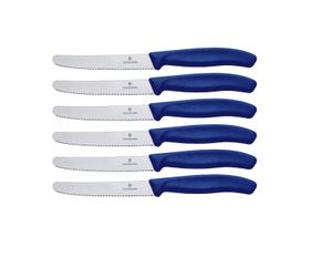 Victorinox Swiss Classic Tafelmesser 6 tlg. blau