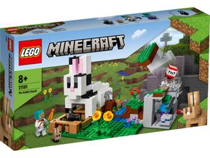 LEGO 21181 Minecraft Die Kaninchenranch mit Zähmer, Zombie und Tieren