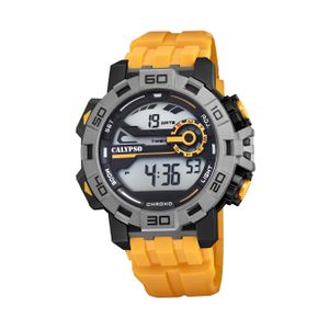 Calypso Kunststoff Herren Uhr K5809/1 Digital Outdoor Armbanduhr gelb D2UK5809/1