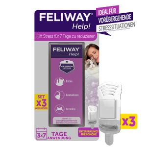 FELIWAY Help Nachfüllset, mit 3 Pheromonkartuschen