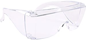 HYGOSTAR Schutzbrille für Brillenträger transparent aus Kunststoff