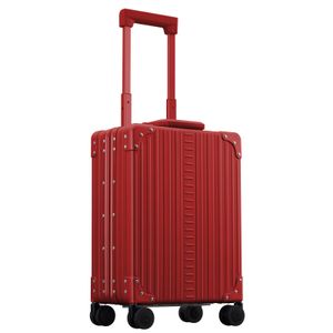 ALEON Reisekoffer  Vertical Business Carry-On 21"Kabinentrolley 55 cm   4 Rollen 34,7 l - Rot