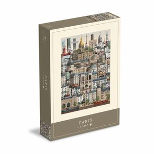 Martin Schwartz Puzzle Paríž, mesto Puzzle Francúzsko, 50 x 70 cm, 1000 dielikov, MS0606