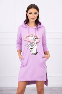 Kesi Sweatshirt-Kleider für Frauen Essylott lila Universal