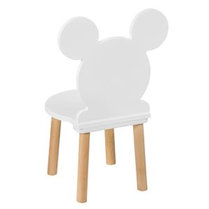 Das MIKI Kinderstühlchen aus Holz, ohne Aufdruck – eine ideale, kinderfreundliche Sitzgelegenheit für Kinderzimmer, 3-7 Jahre, Maße: 60 x 32 x 32 cm