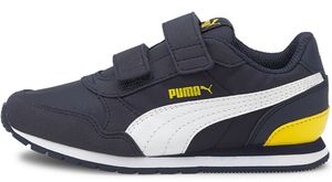Puma Kinder Sneaker 'ST Runner v2 NL V PS' Peacoat-Puma White-Dandelion, Kinder:28 EU