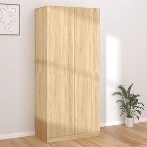 vidaXL Kleiderschrank Sonoma Eiche 90x52x200 cm Holzwerkstoff - Kleiderschrank - Kleiderschränke - Kleiderständer - Schrank