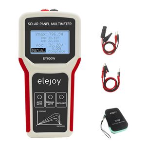 EY800W Solar Panel Tester Multimetr pro fotovoltaické panely MPPT Tester Upgradovaný styl Smart MPPT Nástroj pro odstraňování problémů s napětím v otevřeném okruhu pro solární fotovoltaický test Test VOC Měřič výkonu Solární panel