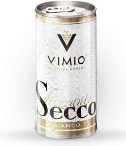 Vimio mein Wein, mein Style, mein Moment spritziger Trinkgenuss Secco Frizzante Perlwein 10,5% 200ml, Menge:1 Stck.