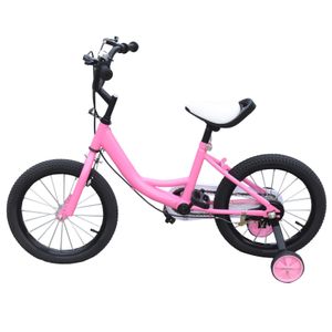 16 Zoll Kinderfahrrad    Mädchenfahrrad  Jungenfahrrad kinder Fahrrad       Camping Bike Campingrad  geschenk  für Kinder (rosa)