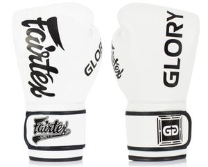 Fairtex / Glory Boxhandschuhe BGVG1. Farbe Weiß 10 Unzen