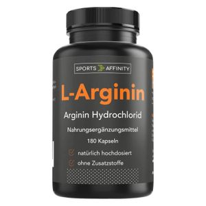 Aminosäure L-Arginin - 180 Kapseln - vegan