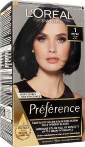L'Oréal Paris Preference Hair Dye 1 Napoli Black L'Oréal Paris Preference Hair Dye 1 Napoli Black