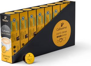 Tchibo Cafissimo Caffè Crema mild Kapseln, 80 Stück (8 x 10 Kapseln)