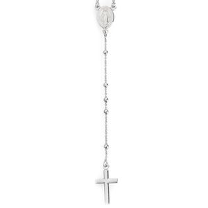 Amen CRO25B Damen-Halskette Klassischer Rosenkranz