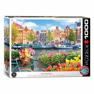 Eurographics puzzle Amsterdam, Holandia, Smart Cut, 1000 elementów, 68 x 48 cm, 6000-5865