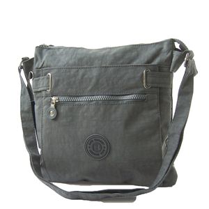 Tasche Umhängetasche Handtasche Bag Street Nylon grau Ta7044