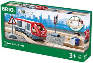 BRIO Railway Starter Set Pociąg pasażerski Kolejka drewniana