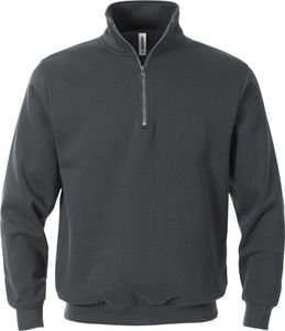 Fristads Acode Zipper-Sweatshirt 1737 SWB 116774, Farbe:dunkelgrau, Größe:L
