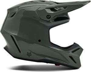 FOX V3 RS Carbon Solid MIPS Motocross Helm, grau, S  (55/56)