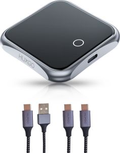 HUXGO Wireless Carplay Adapter und Android Auto 2-in-1, Kabelloser Adapter für Carplay Plug & Play, kompatibel mit iPhone iOS 10+, für Autos ab 2015