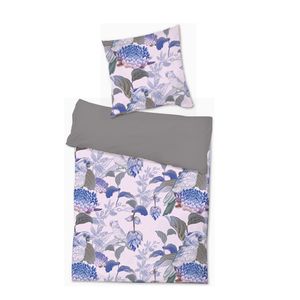 2tlg Cashmere Touch Wende Bettwäsche Garnitur Blumen