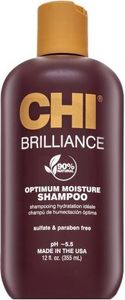 CHI Deep Brilliance Olive & Monoi Optimum Moisture Shampoo Shampoo zur Hydratisierung der Haare 355 ml