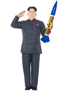Herren Kostüm Korea Diktator Anzug Karneval Fasching Halloween Gr.L