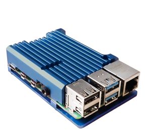 BerryBase Armor Gehäuse für Raspberry Pi 4, blau
